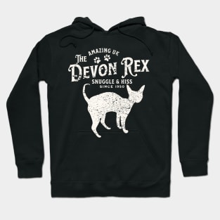 Devon Rex Cat Vintage Hoodie